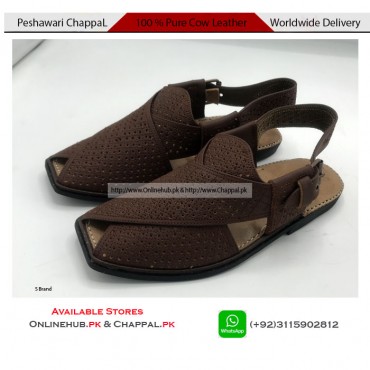 BLACK PESHAWARI SANDALS ONLINE IN DOUBLE SOLE 