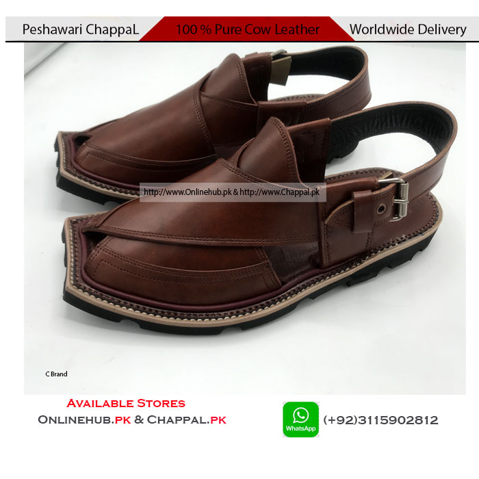 Peshawari Chappal / Sandal - Kaptaan Chappal - Gents - Genuine Leather -  Black - Soft Sole - Thick Rubber Sole - Art 17 Price in Pakistan - View  Latest Collection of Flip Flops